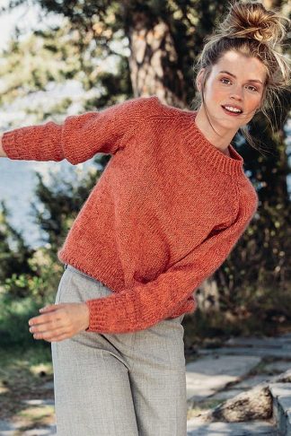 Sandnes Garn Raglan Sweater Pattern