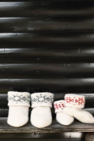Sandnes Garn Felted Snow Crystal Socks FREE DOWNLOAD