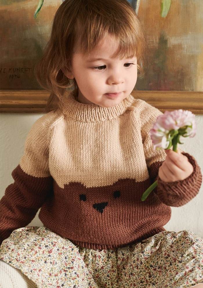 Sandnes Garn Bear Sweater Kit for Kids
