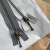 Zipper: 6mm, 45cm Antique Brass | PetiteKnit - Image 5