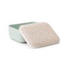 Melamine Bento/Lunch Box - Terrazzo/Mint/Ochre