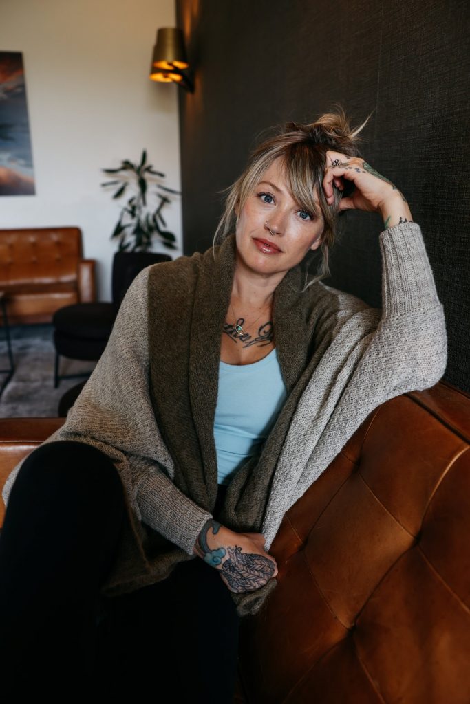 BIG COZY CARDI by Andrea Mowry