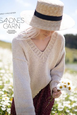 Sandnes Garn Marley V-Neck Sweater [Kit includes FREE Pattern]